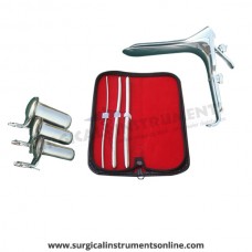 Hegar uterine dilator 3 pieces set,3-4, 7-8, 9-10, grave large, collin 3pcs